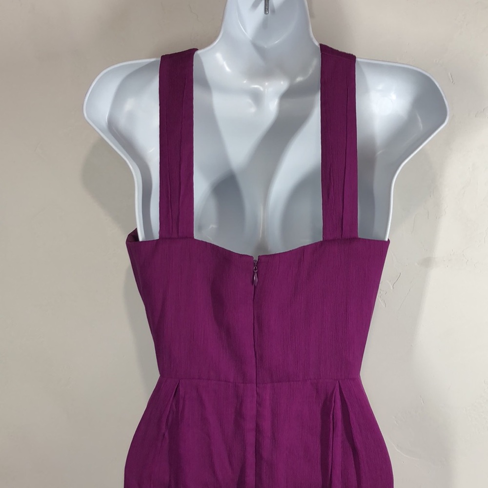 J.Crew purple long silk gown size 4 - Picture 9 of 11